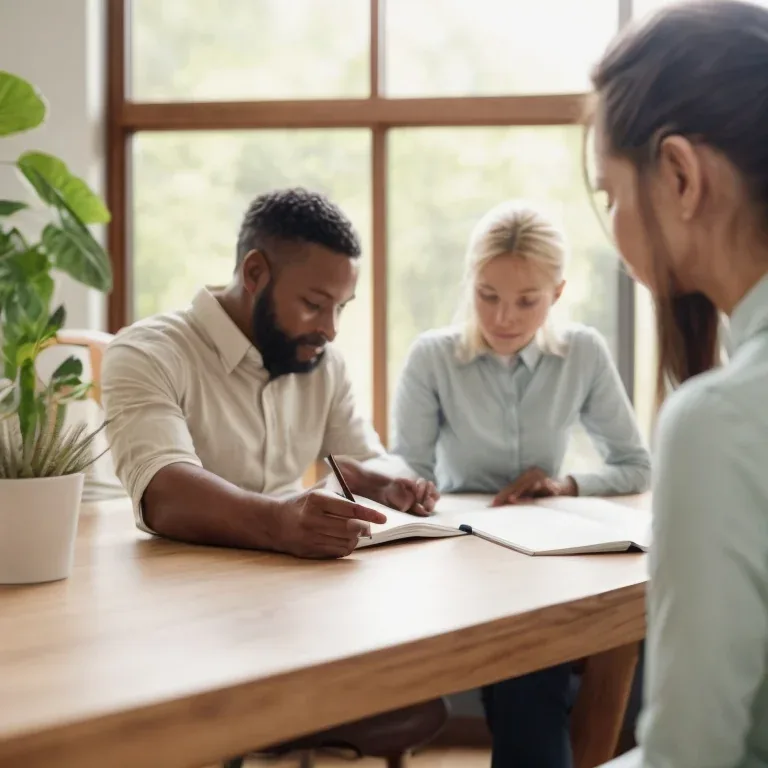 Group of entrepreneurs in a guided contemplative leadership workshop